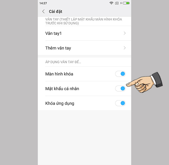 Kích hoạt tính năng